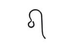 TierraCast Black Niobium Earwire w/ Loop