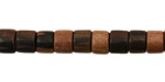 Ebony Wood Heishi 6x8mm
