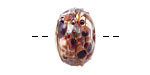 A Beaded Gift Girly Bling Glass Rondelle (hollow) 13-15x19-23mm