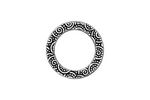 TierraCast Antique Silver (plated) Large Spiral Ring 19mm