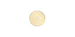Lillypilly Gold Scrolling Daisy Anodized Aluminum Disc 11mm, 22 gauge