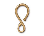 TierraCast Gold (plated) Large Classic Hook Clasp 32x16mm