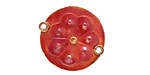 Patricia Healey Copper Flat Flower Link 25mm