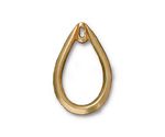 TierraCast Gold (plated) Teardrop Charm 18x28mm