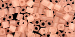 TOHO Transparent Frosted Rosaline Cube 4mm Seed Bead