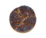 Druzy (metallic blue) Round Cabochon 30mm
