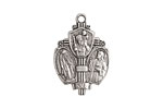 Nunn Design Antique Silver (plated) Sower Medallion 17x26mm