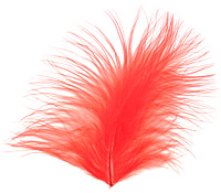 Tangerine Marabou Feather 100-152mm