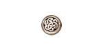 TierraCast Antique Silver (plated) Circle Triad Bead 10mm