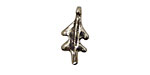 Green Girl Pewter Oak Leaf 10x22mm