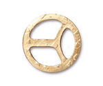 TierraCast Gold (plated) Tribuckle 28mm