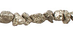 Golden Pyrite (silver tone) Rough Nugget 5-15x7-9mm