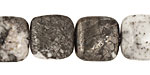 Pyrite w/ Quartz Puff Square 18mm