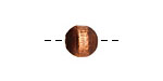 Missficklemedia Patinated Antiqued Satin Brushed Round 10mm