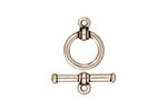 TierraCast Antique Silver (plated) Bar & Ring Toggle Clasp 16x12mm, 19 Bar
