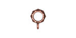 TierraCast Antique Copper (plated) .25 ID Oasis Bail 4x13mm