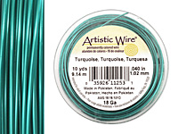 Artistic Wire Turquoise 18 gauge, 10 yards