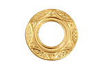 Brass Scalloped Ring 26mm