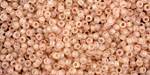 TOHO Transparent Rainbow Frosted Rosaline Round 11/0 Seed Bead