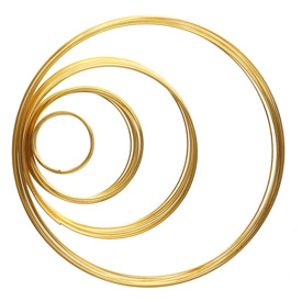 Memory Wire Gold (plated) Assortment (4 sizes) .5 oz.