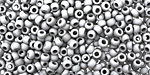 TOHO Opaque Frosted Gray Round 8/0 Seed Bead