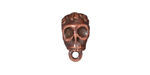 TierraCast Antique Copper (plated) .25 ID Skull Bail 8x12mm