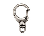 Antique Silver (plated) Swivel Lobster Clasp 33x19mm
