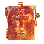 Patricia Healey Copper Cross Locket 40x44mm