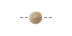 Tagua Nut Parchment Round 9mm