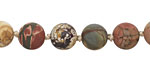 Red Creek Jasper (matte) Round 9-10mm