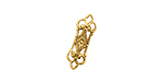Stampt Antique Gold (plated) Fairy Door Link 18x6mm