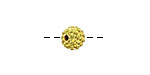 Dandelion Pave Round 8mm (1.5mm hole)