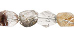 Lodolite Faceted Nugget 12-15x8-12mm
