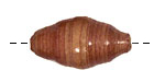 African Paper (tan, light merlot) Rice 29-30x14-15mm