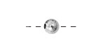 Silver (plated) Round 8mm