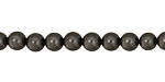 Charcoal Shell Pearl Round 6mm