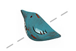 Humble Beads Polymer Clay Teal Bird 16-18x34-36mm