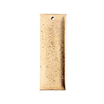 Nunn Design Antique Gold (plated) Flat Grande Thin Tag 13x37mm