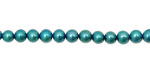 Teal Semi-Round 4.5-5mm