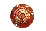 Patricia Healey Copper Spiral Ring 1-3 Link 27mm