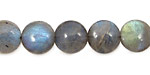 Labradorite Puff Coin 12mm