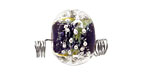 Unicorne Beads Victoria w/ Silver Rondelle 16x20mm