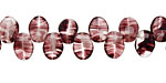Czech Glass Raisin Petal 6x8mm