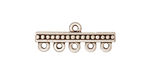 TierraCast Antique Silver (plated) Beaded 5-1 Link 10x26mm