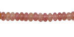 Ruby Quartz Rondelle 6mm