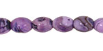 Purple Wave Agate Rice 10x8mm