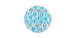 Lillypilly Turquoise Reeds Anodized Aluminum Disc 19mm, 24 gauge
