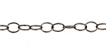 Gunmetal Oval Cable Chain