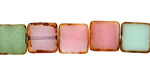 Czech Glass Apple Jack Square 10mm