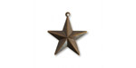 Vintaj Natural Brass Starburst 21x23mm